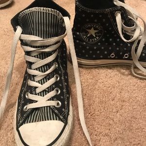 Black converse high tops